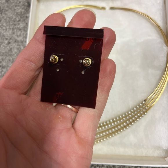 Vintage Choker and Earrings - Picture 3 of 6